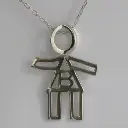 ViLouDrey BODY girls argent pendentif B 3.webp