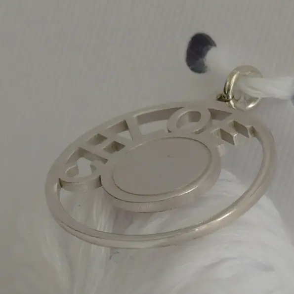 ViLouDrey YOU! argent pendentif rond 1x chloe 3.webp