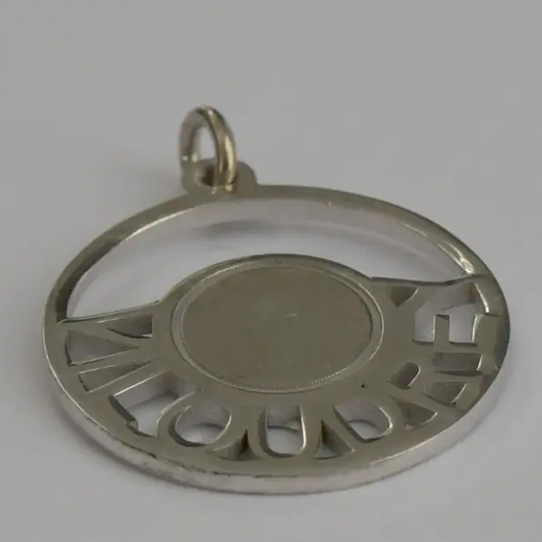 ViLouDrey YOU! argent pendentif rond 1x 4.webp