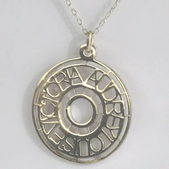 ViLouDrey YOU! argent pendentif rond 3x 3.webp