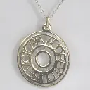 ViLouDrey YOU! argent pendentif rond 3x 3.webp