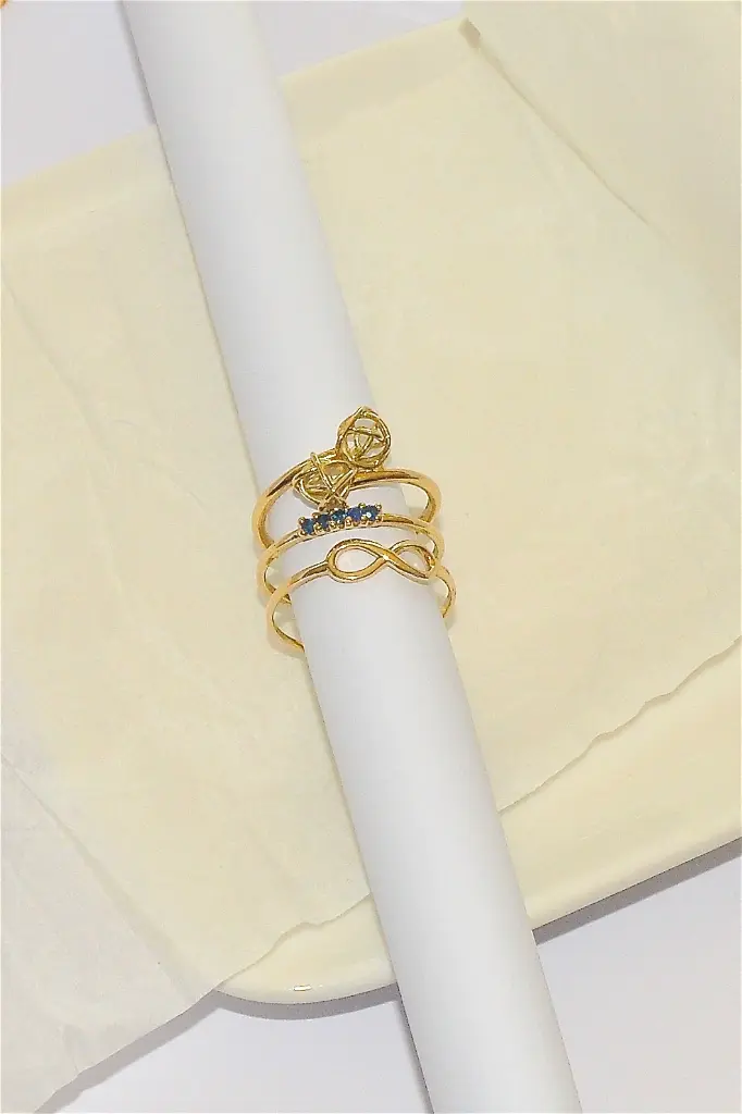 ViLouDrey Bague Francis 5 saphirs 1