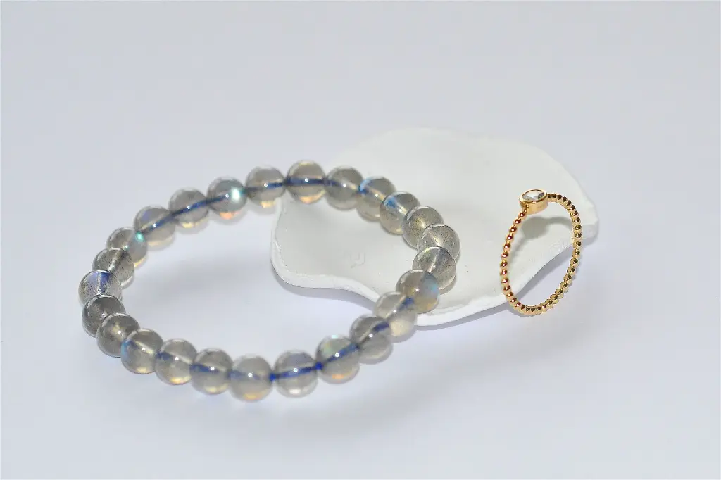 ViLouDrey bague rond aigue-marine 1