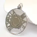 ViLouDrey YOU! argent pendentif rond 2x 7.webp