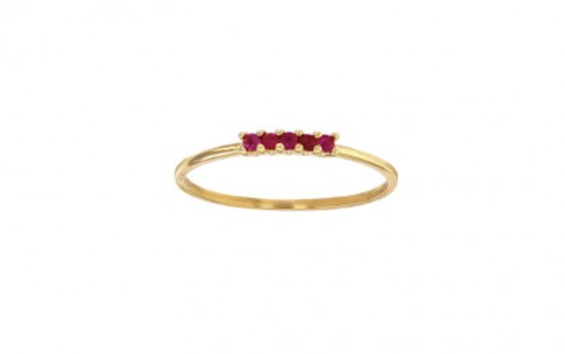 [ALV - Ring - 18 carats - Francis red] Bague FRANCIS Rubis