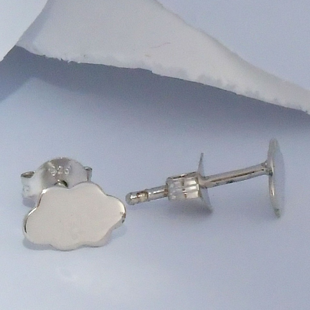Boucles d'oreilles VIVIE nuages en argent