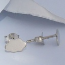 Boucles d'oreilles VIVIE nuages en argent
