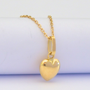 Pendentif VIVIE coeur bombé en or 18k