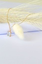 Collier ALWAYS Aigue-marine & Or jaune