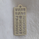 Pendentif YOU! Rectangle Familly