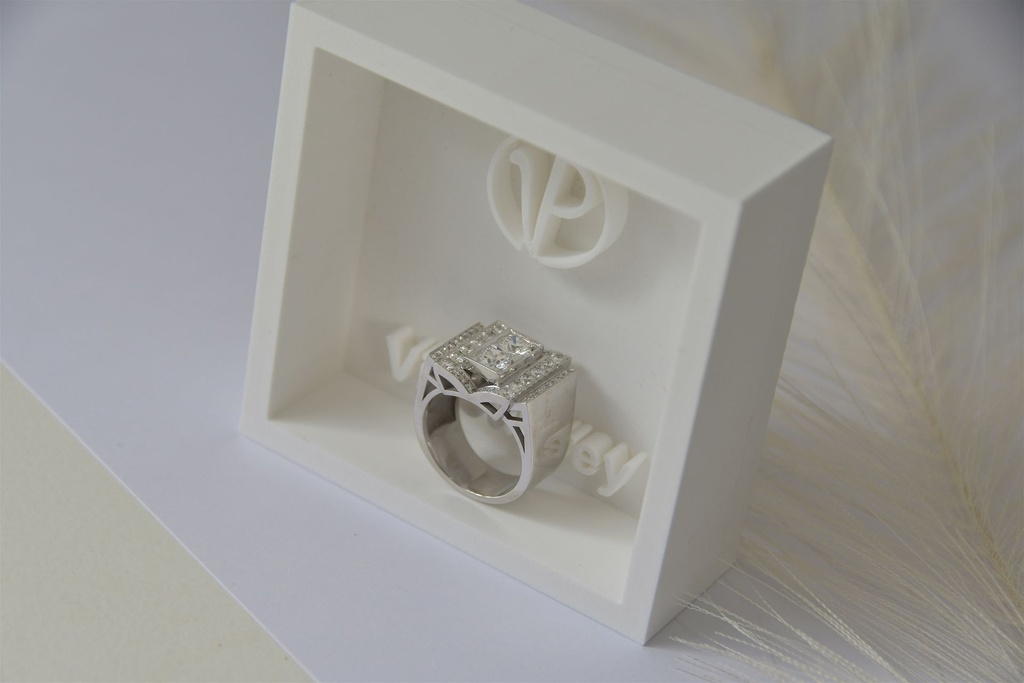 [ALV - R - 18w - modèle AD] Bague ART DECO Book