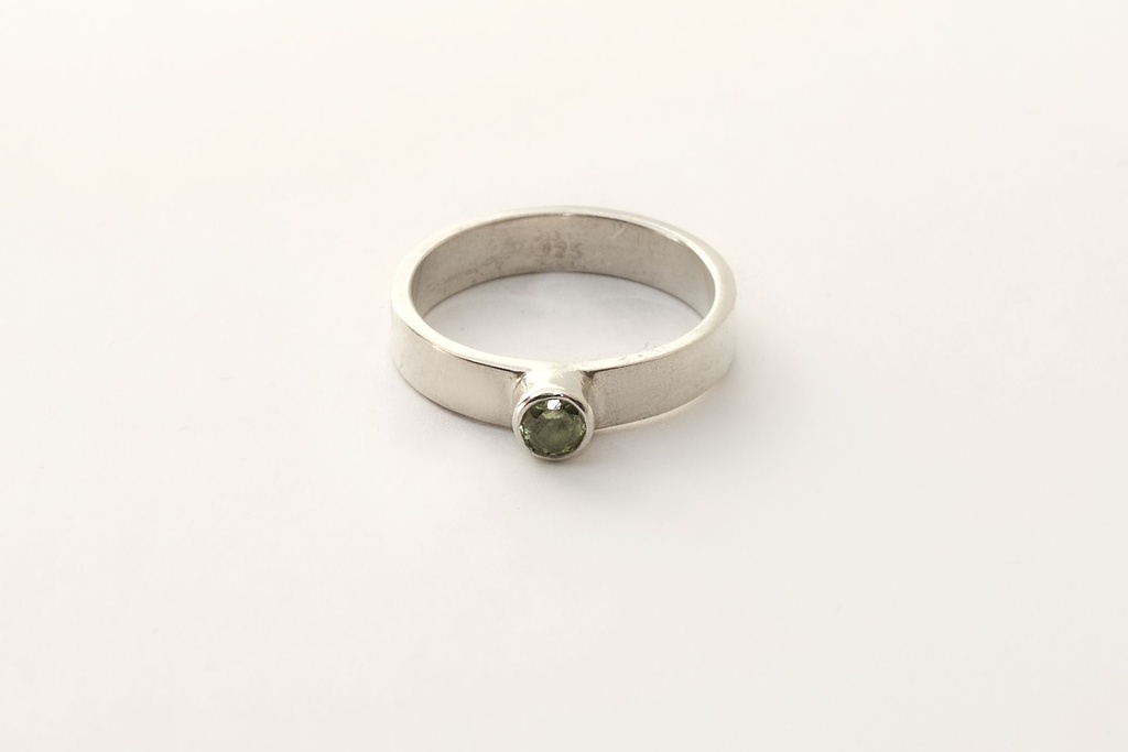 [TL3 -R.01 - WZ] Bague LOUISE white rond